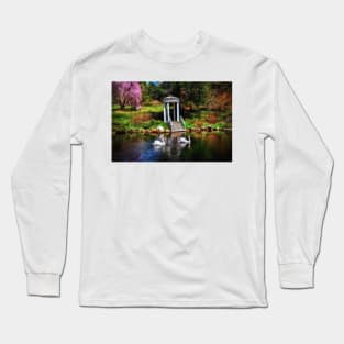 Swans On The Lake Long Sleeve T-Shirt